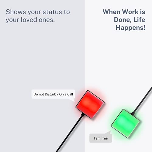 Image of sPresence Cube | DND /Busy Light | Busylight |Smart Status Light | Wireless Presence Indicator | Works on MacOSX & Win10 /11 | Zoom, Skype for Business, Microsoft Teams, Webex