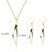 HUASAI Palestine Necklace Earrings for Women Palestine Map Pendant Neckalce Palestine Earrings Drop Dangle Palestine Dress