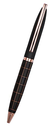 Image of amazon basics Elegant Ballpoint Pen with Classy Stainless Steel Body (Blue Ink)