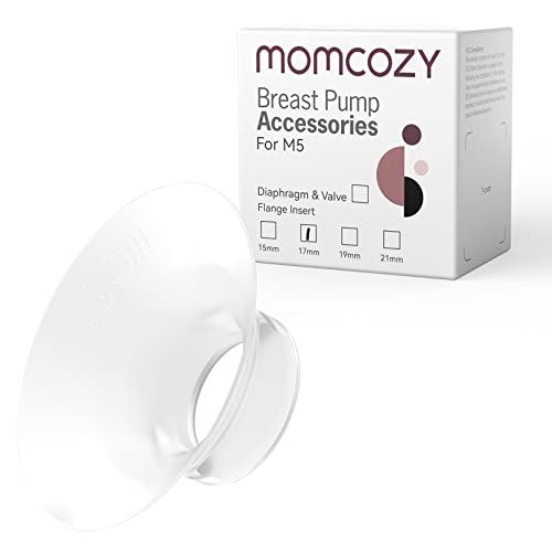 Image of Momcozy Breast Pump Hands Free M5, Double Wearable Breast Pump of Baby Mouth Double-Sealed Flange with 3 Modes & 9 Levels, Electric Breast Pump Portable - 24mm, 1 Pack Plum