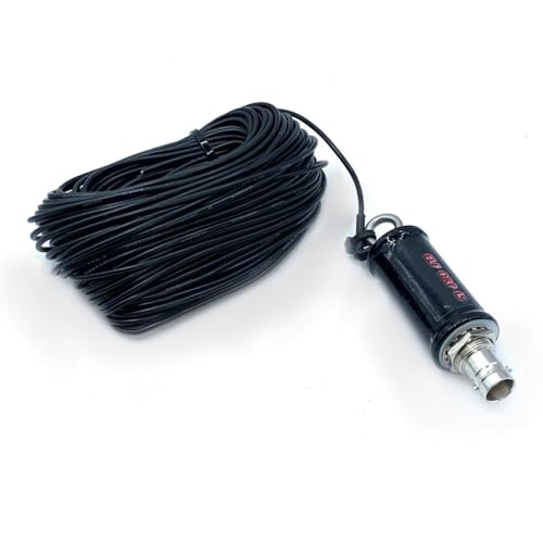 MoSundi ELF QRP15 HF para antena 1-30 MHz, onda corta portátil para antena para funcionamiento de baja potencia, impedancia 50Ω, carcasa impermeable ABS, longitud de 200 cm