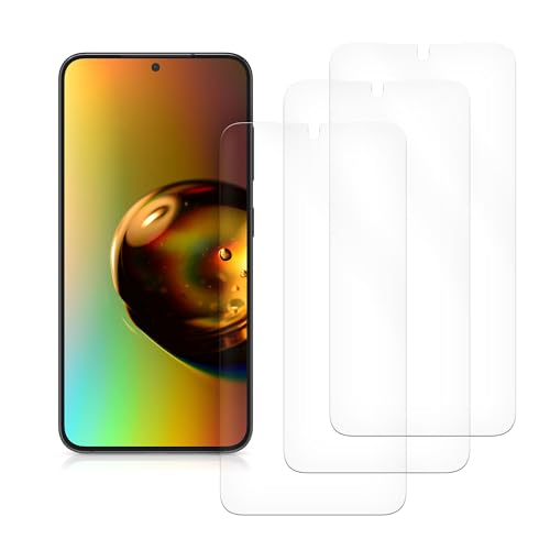 kwmobile 3x screenprotectors compatibel met Samsung Galaxy S25 screenprotector - Beschermfolie voor smartphones - Transparant - Afbeelding 5