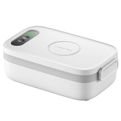 IJSDNVJNDX Fiambrera Caliente Inalámbrica de 40 W, Recargable, Calentador de Comida Rápida para Exteriores, Ideal para el Hogar o la Oficina, Ideal para Comidas Calientes Tipo Bento