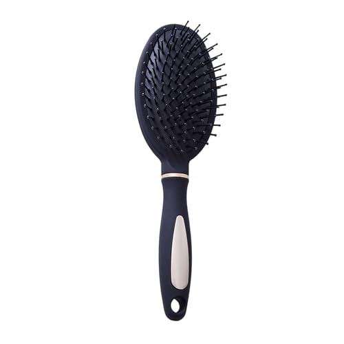 Brosse à Palette Démêlante pour Cuir Chevelu, Peigne de Massage en Bambou pour Femmes, Empêche l'électricité Statique, Coussin Démêlant Facile, Brosse à Cheveux avec Coussin