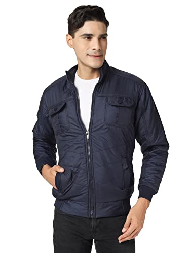 Image of TrapNation Men Solid Puffer Jacket Jerkin