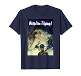 Uncle Sam - Keep Em Flying - WW2 T-Shirt