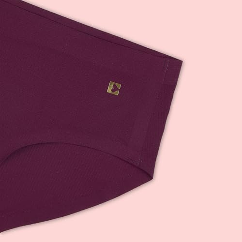 Image of Enamor Innovations Invisi, Fit Flex, No Visible Panty Lines, All Day Comfort, Mid Waist Brief Panty for Women - Antimicrobial with Stain Release, Bonded Free Cut, Regular Coverage - IP02