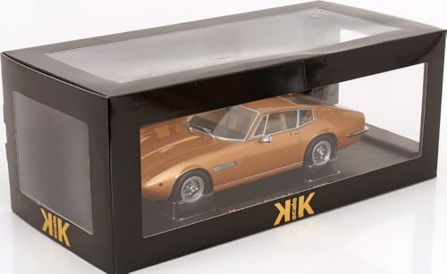 KK Scale KKDC181274 - Maserat Ghibli Coupe Metálico Dorado 1969 - Escala 1:18 - Miniatura Coleccionable miniatura 6