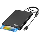 Dainty Floppy Disk Drive, 1.44 MB, USB 3.5-inch External Floppy Disk Reader, Portable Floppy Disk for PC Windows 2000/XP/7/8, Plug and Play