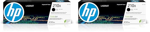 Image of HP 210X Black High-Yield Toner Cartridge | Works Color LaserJet Pro 4201,Color LaserJet Pro MFP 4301 Series | W2100X,(Pack of 2)