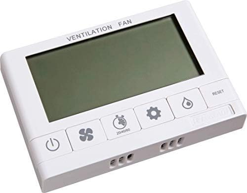 Lifebreath Digital Wall Control – 99-DXPL02. 5 Speed Control, LCD Display Control