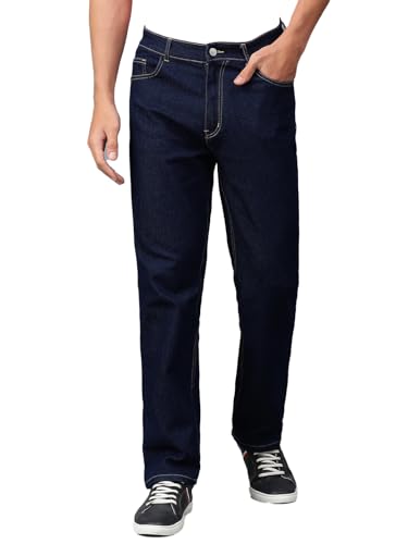 Image of KOTTY Men's Slim Fit Stretch Denim Jeans - Casual Street Style, All-Season Comfort