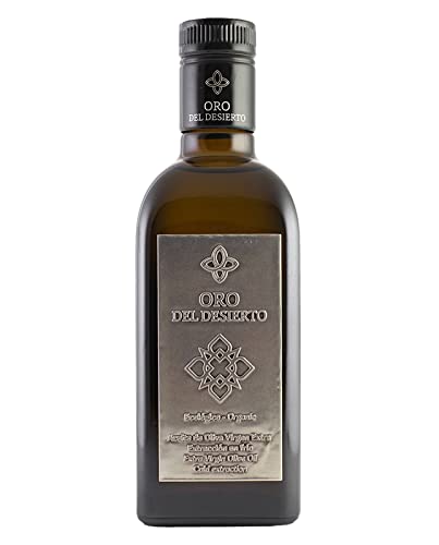 Huile d'olive Oro Del Desierto vierge extra écologique pressée à froid