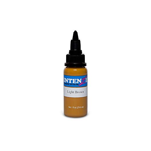 Intenze Tattoo Ink - Light Brown - 1/2oz Bottle