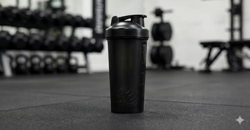 Image of Professional Black Protein Shaker 500ml - Premium Gym Mixer Bottle with Whisk Ball - Leakproof Flip Cap, BPA-Free, Durable Portable Water Bottle for Pre-Workout and BCAAs