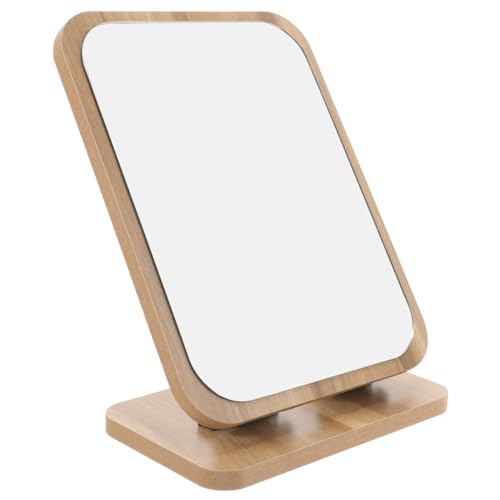 Espejo de maquillaje giratorio con soporte decorativo miniatura 5