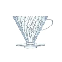 Hario V60 Kunststoff-Kaffeetropfer, Größe 03, transparent