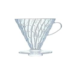V60 - Gotero de café de plástico, tamaño 03, transparente