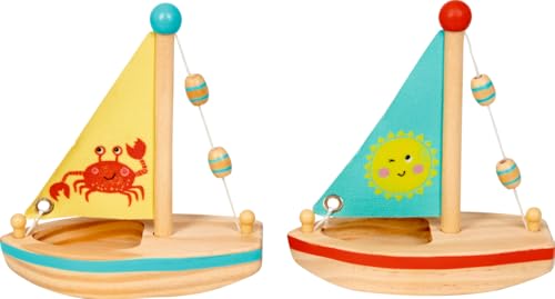 Voilier coloré incassable Die Spiegelburg Sommerkinder au design marin stable
