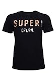 superdry super 8 jacket Lavage en machine Superdry Femme Super JPN Sequin Tee T-Shirt Not Applicable, Noir, 8