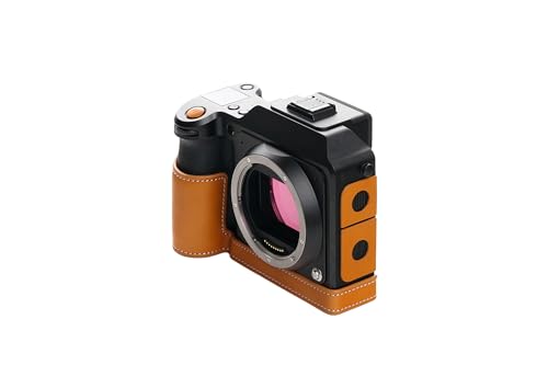 Funda de piel auténtica hecha a mano para Hasselblad X2D 100C, color marrón arena - imagen 6