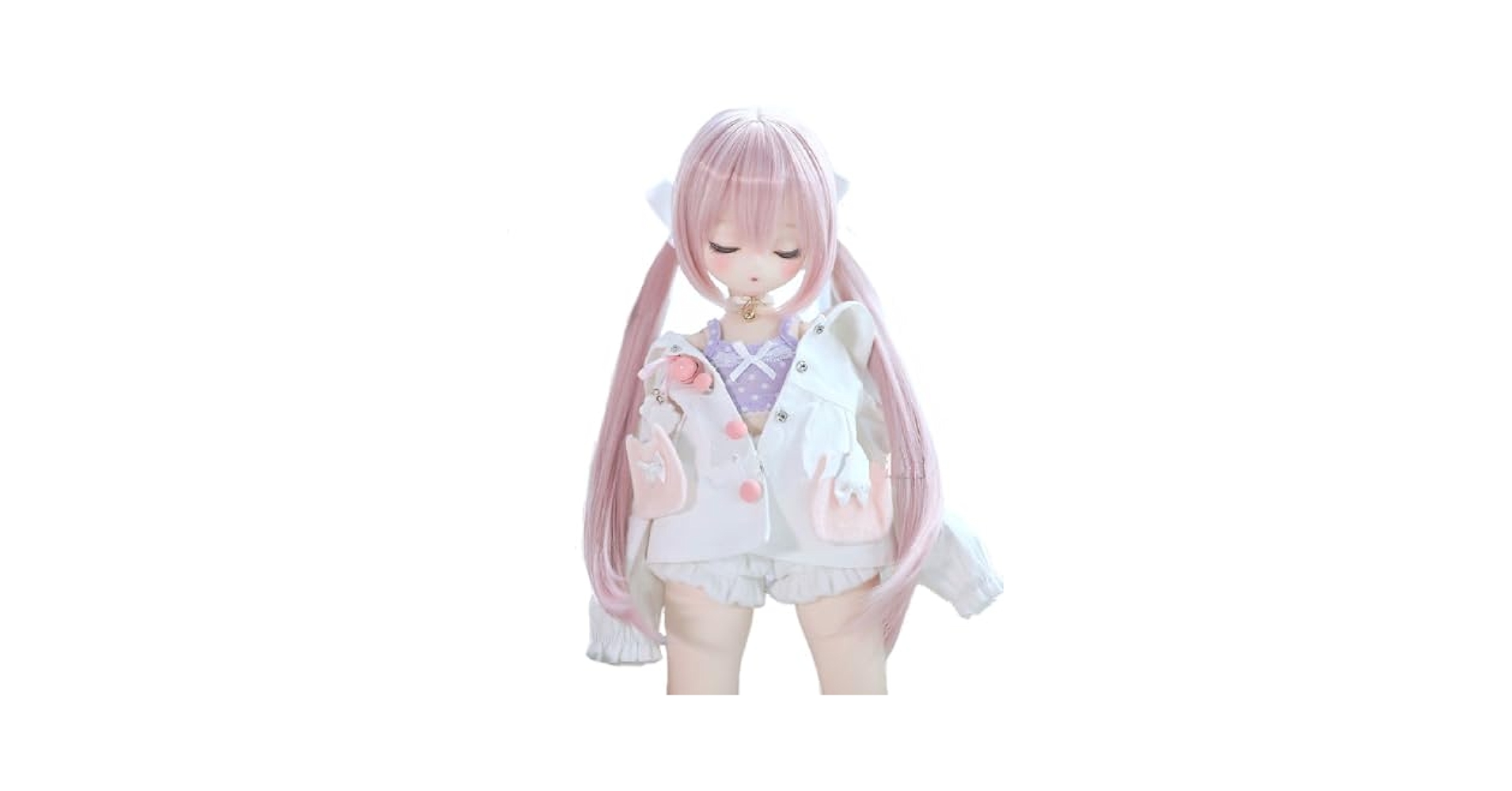 Amazon.co.jp: ドール用耐熱ウィッグ ST178 ツインテール 1/3
