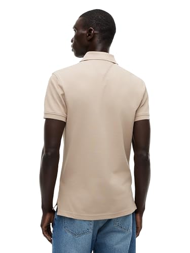Image of Tommy Hilfiger Men's Short Sleeve Polo Shirts in Slim Fit with Stretch and Organic Pique Cotton