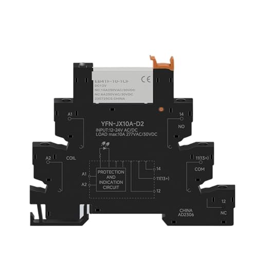 Module relais HF41F-1Z-C2/4-1 024-ZS relais embrochable rail vertical