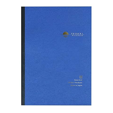 Nakabayashi YU-SARI NYN-B501-SB Notatnik do pióra wiecznego, B5, kratka 5 mm w linie