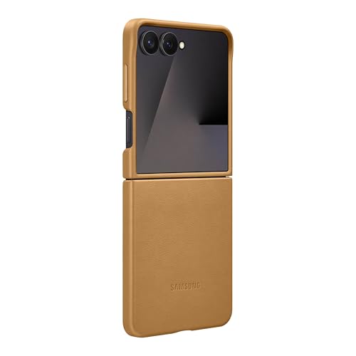 Image of Samsung Galaxy Z Flip7 Kindsuit Phone Case, Textured Feel, Protective Cover, Soft Inner Lining, US Version, Camel