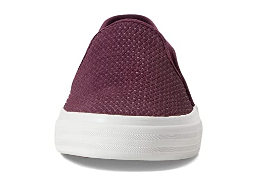 Image of Keds Womens Double Decker Canvas Slip On Sneakers Shoes Casual - Black
