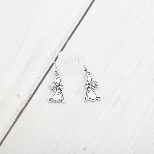 Bleouk Remy Earring Remy Rat Gift Little Chef Mouse Gift Remy Lover Gift Ratatoile Movie Fans Gift Anyone Can Cook  thumb #3
