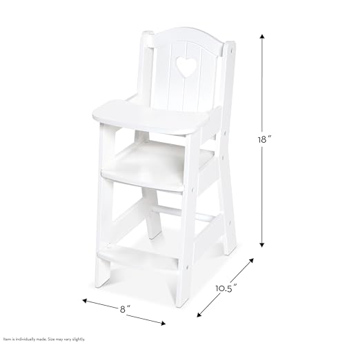 Melissa & Doug Play High Chair Pretend Play High Chair Baby Doll Accessories - image 4
