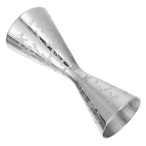 KICHOUSE Liquor Measuring Tool 304 Stainless Steel Double Jigger Ounce Cup for Bartending and Accurate