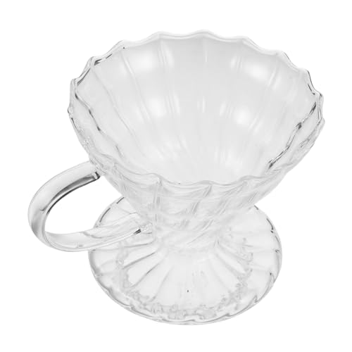 Zerodeko Coffee Filter Funnel Reusable Strainer Large Coffee Filters Portable Dripper Perfect for Espresso Tea