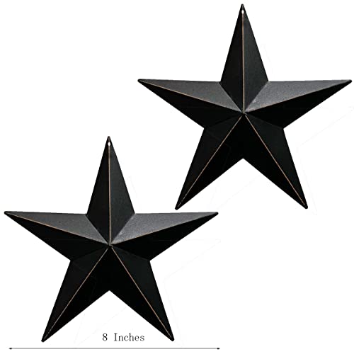 TGarice-Dimensional-Metal-Antique-Barn-Star-Rustic-Country-Primitive-Wall-Decor3D-Barn-Star-Indoor-Outdoor-4th-July-Wall-Decoration8-inch-Black-Set-of-2 TGarice Dimensional Metal Antique Barn Star Rustic Country Primitive Wall Decor3D Barn Star Indoor Outdoor 4th July Wall Decoration8 inch Black Set of 2