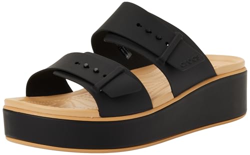 Crocs Brooklyn Buckle Matte Wrap LW ChkCsh Sandales Femmes Cashew - vue 2