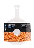 Chef Aid 10E10817 Microwave Saucepan with Lid , White , 21.5 x 15.3 x 10.8 cm