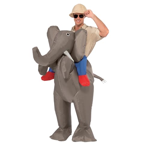 AirSuit® Déguisement Gonflable Elephant | Costume Insolite | Qualité Premium | Taille Adulte 160 à 190cm | Polyester | Agréable à Porter | Résistant | Système de...