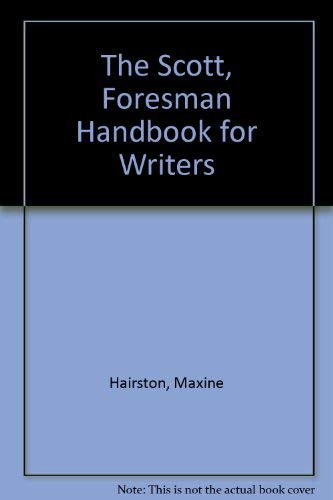The Scott, Foresman Handbook for Writers 0823050084 Book Cover