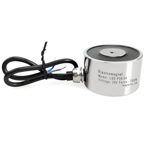 Solénoïde électromagnétique 12V et ventouse de levage ronde LSD-P50/27
