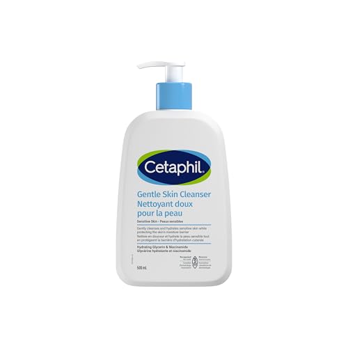 Cetaphil Gentle Skin Cleanser (500ml) - Hydrating Face Wash & Bod...
