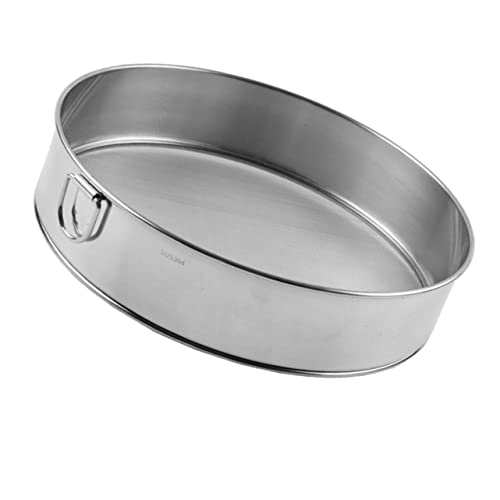 ULTECHNOVO Fine Mesh Flour Sifter Multi Function Strainer for Baking Powdered Sugar and Salt Space Saving Design Comfortable Grip Kitchen Tool