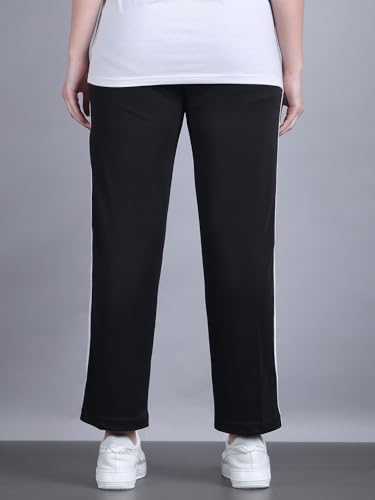 Image of Mack Jonney Striped | Relaxed Fit | Polyster Lycra Trackpant for Women-M01