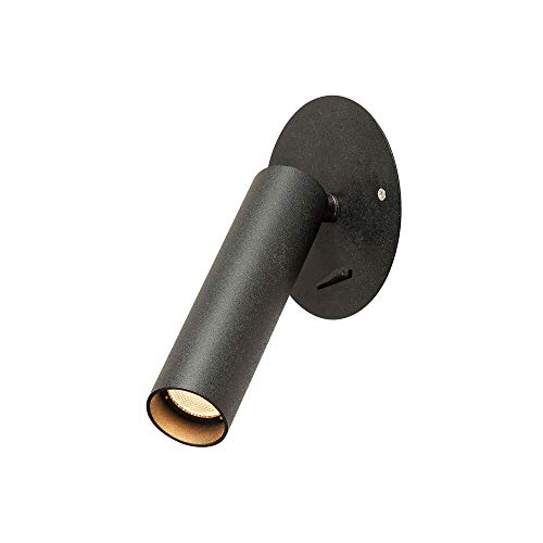 Preisvergleich Produktbild SLV KARPO Wand- und Deckeneinbauleuchte Aluminium Schwarz Single