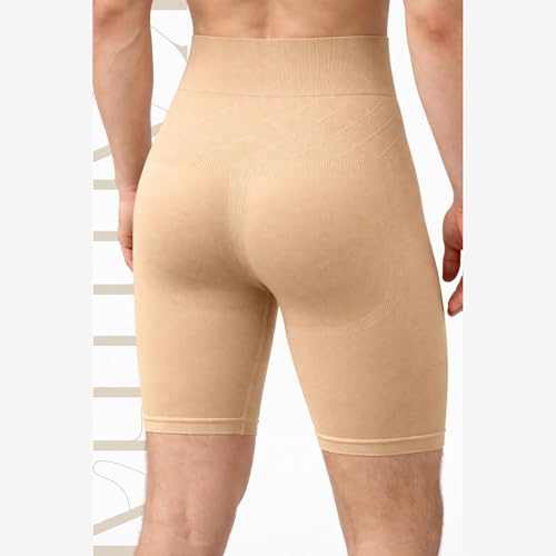 Image of Kaththai Men Supporter Shapewear | Waist & Tummy Tucker Compression Body Shaper Shorts for Men | High Waist Slimming Supporter Innerwear | Breathable Shapewear