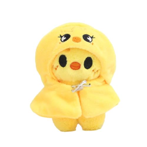 AiHdcy SKZ Plush Cloak Clothes 5.1-inch SK-Zoo Plush Keychain, Cloak Detachable, Soft and Cute, Suitable for Fans (Bbokari)