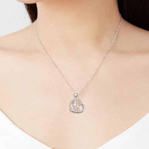 Sister Necklace Gifts from Sisters, Two Sisters Necklace 2 Sister Necklace Birthday Gifts Jewelry for Sister2