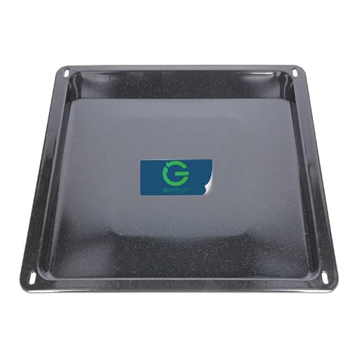 G GRIMALDI Teglia smaltata 42,2 x 37 x 2,3 cm compatibile per AEG e Electrolux e Juno e Zanker e Zanussi 353193923/3 3531939233 353193923 per forno cucina