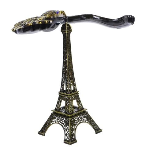 HOOTNEE Miniature Eiffel Tower Balancing Eagle Unique Metal Sculpture for Decor